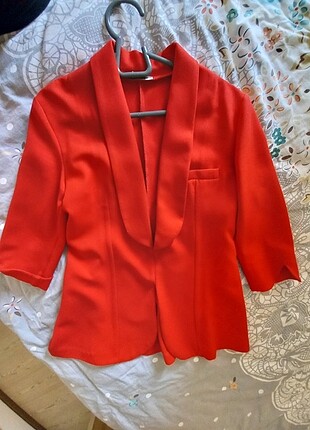 m Beden kırmızı Renk blazer ceket