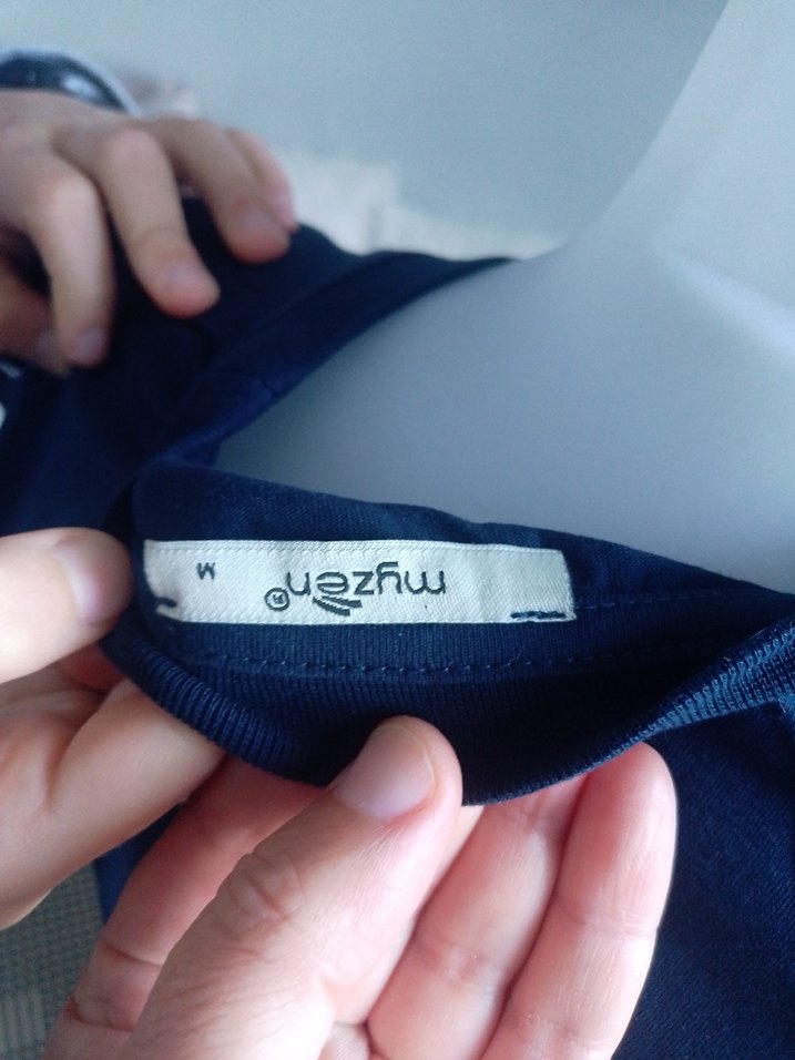 Lacivert Salaş  Kolsuz Tişört - Görsel 2