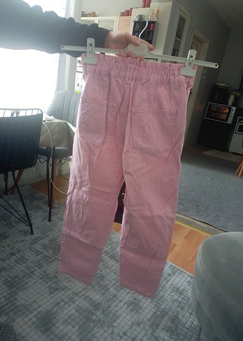 Pembe Loose Fit Denim Pantolon - Görsel 2