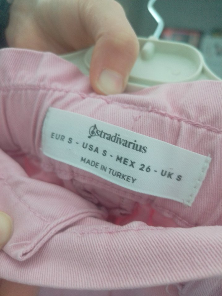 Pembe Loose Fit Denim Pantolon - Görsel 3