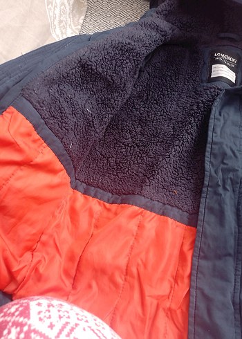 Erkek Çocuk Kapüşonlu Düğmeli Mont - Görsel 6