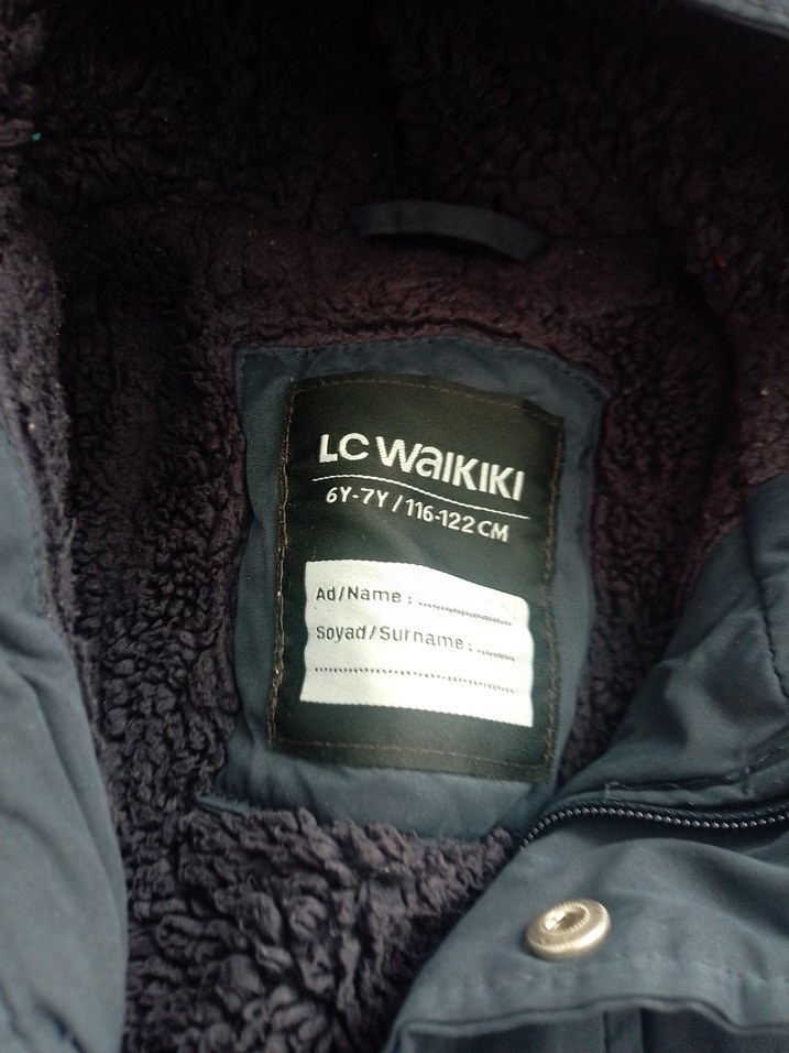 Erkek Çocuk Kapüşonlu Düğmeli Mont - Görsel 5