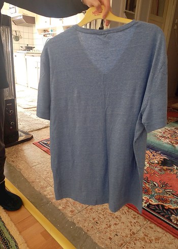 Erkek Siyah Batik Desenli Kısa Kollu Tişört - Görsel 4