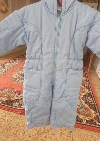 Mavi Bebek Kayak Tulumu Fermuarlı - Görsel 5