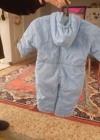 Mavi Bebek Kayak Tulumu Fermuarlı - Görsel 4