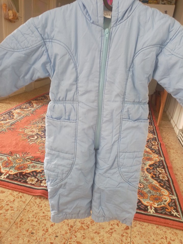 Mavi Bebek Kayak Tulumu Fermuarlı - Görsel 5