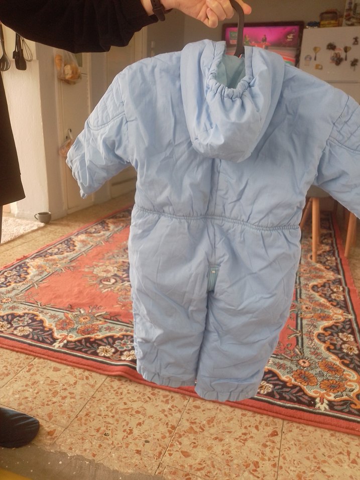 Mavi Bebek Kayak Tulumu Fermuarlı - Görsel 4