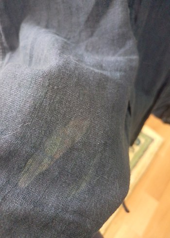 Siyah Erkek Kot Gömlek Uzun Kollu - Görsel 6