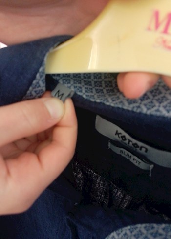 Siyah Erkek Kot Gömlek Uzun Kollu - Görsel 4