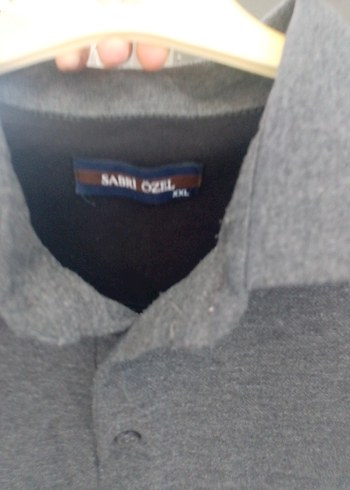 Gri Erkek Kısa Kollu Polo Tişört - Görsel 3