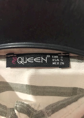 Düğmeli Çizgili Kadın Gömlek - Görsel 5