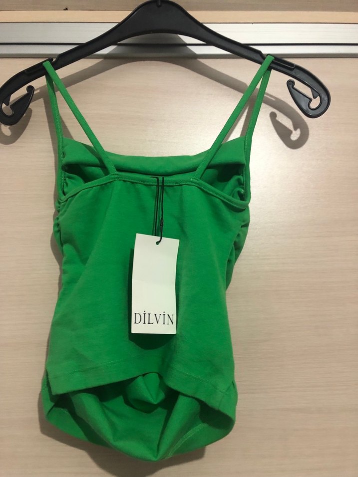 Yeşil Drapeli Mini Askılı Atlet - Görsel 2