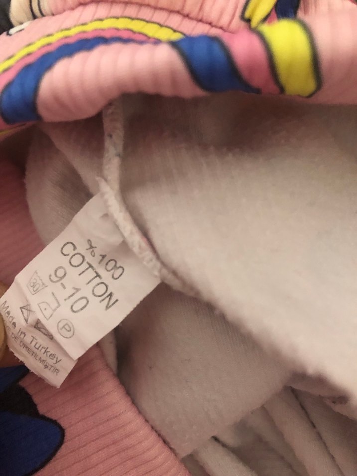 Pembe Baskılı Çocuk Pijama Altı - Görsel 3