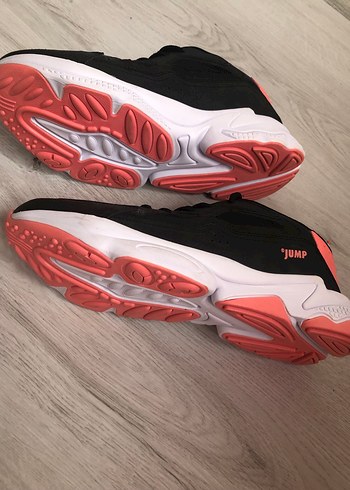 Siyah Bağcıklı Kadın-erkek Spor Ayakkabı - Görsel 3