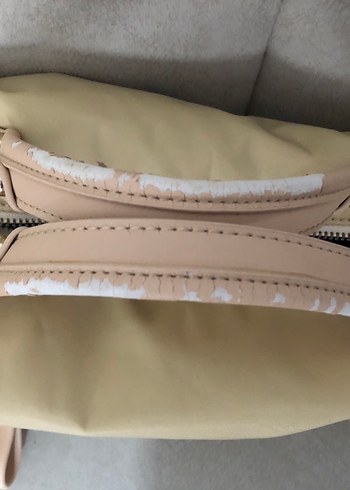 Bej Kadın Fermuarlı Günlük Çanta - Görsel 6