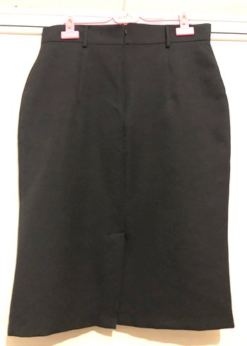 Siyah Midi Kalem Etek - Görsel 2