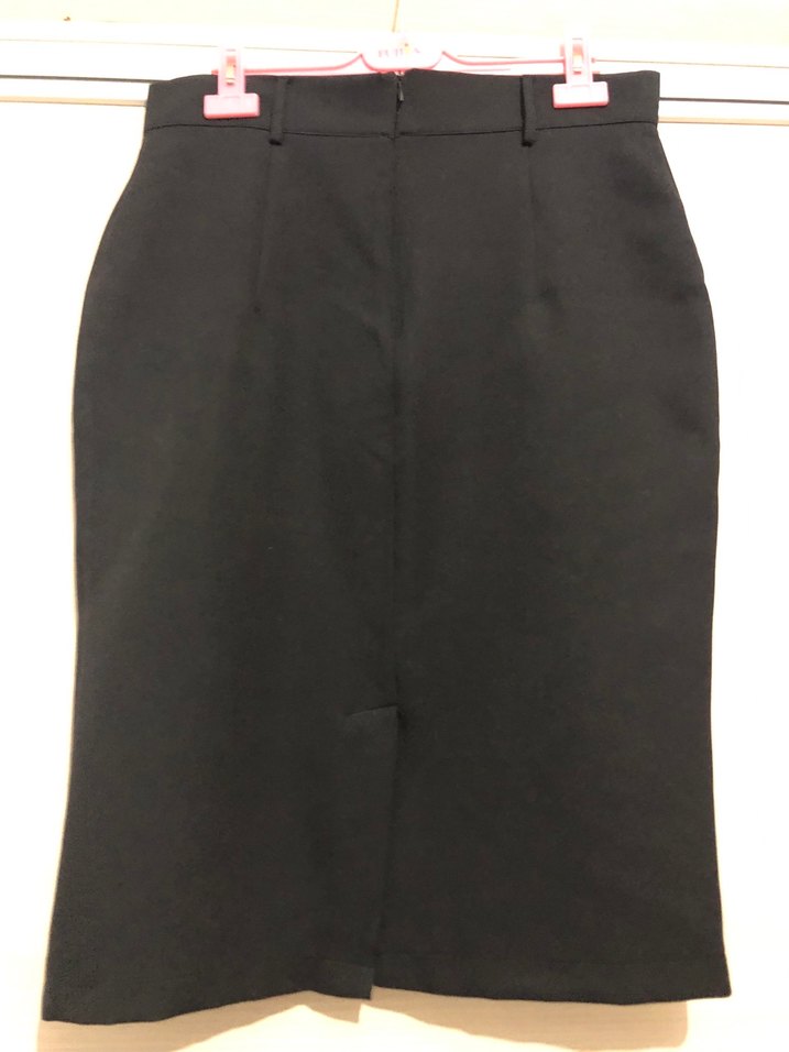 Siyah Midi Kalem Etek - Görsel 2