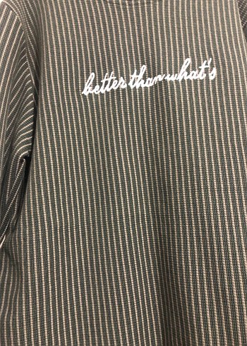 Çizgili Uzun Kollu Erkek Sweatshirt - Görsel 2