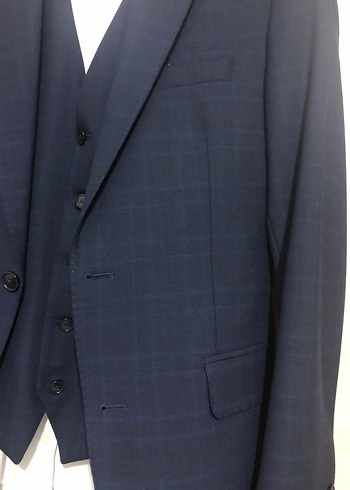 Kığılı Erkek Lacivert Düğmeli Takım Elbise - Görsel 2