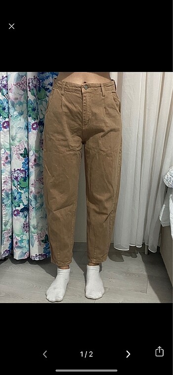 taba kahverengi jean
