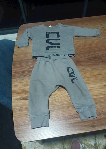 Erkek Çocuk Gri Baskılı Sweatshirt - Görsel 3