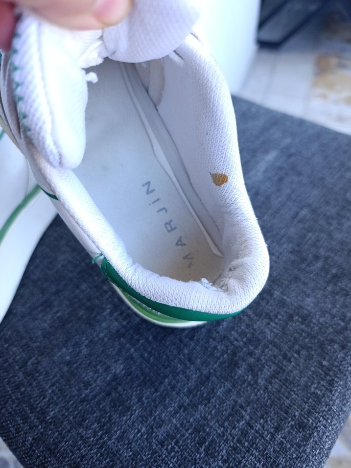 Beyaz Yeşil Platform Spor Ayakkabı - Görsel 4