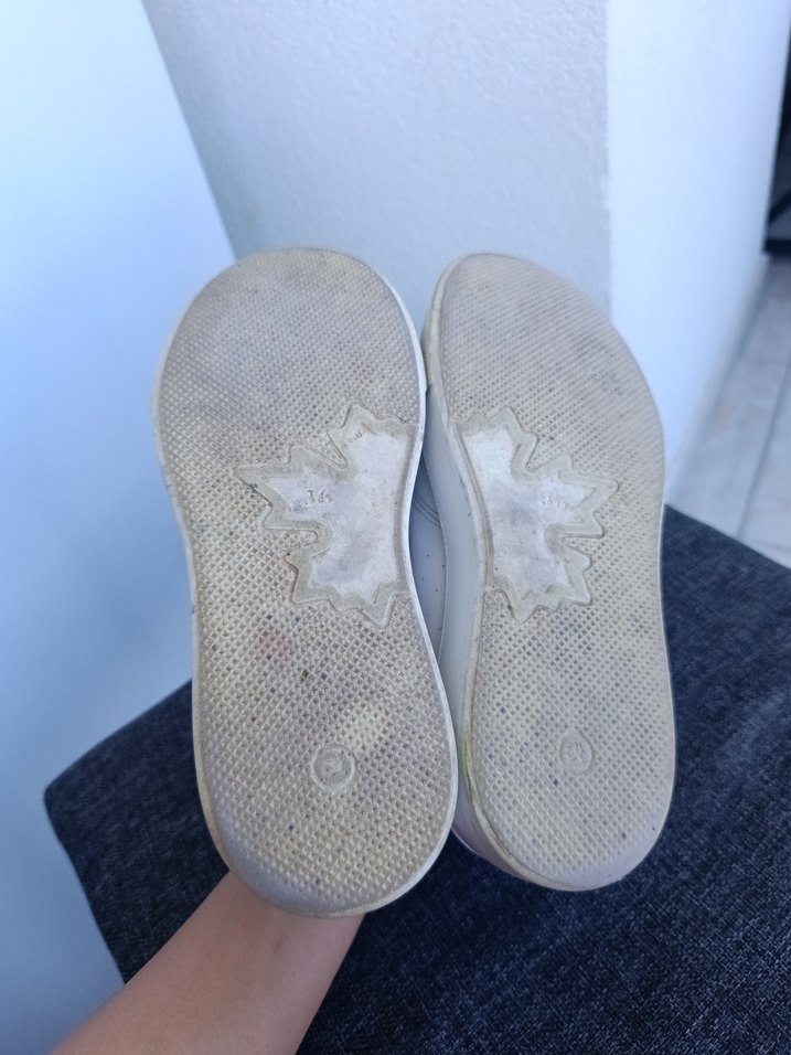 Beyaz Yeşil Platform Spor Ayakkabı - Görsel 5