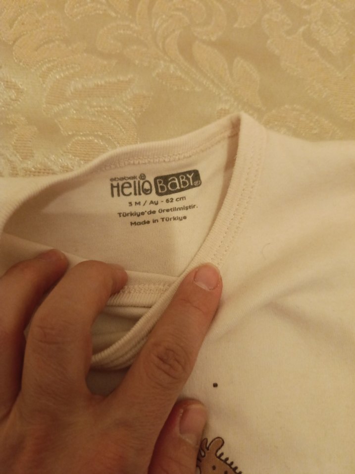 Uzun Kollu, Örme, Baskılı Erkek Bebek Takımı - Görsel 2