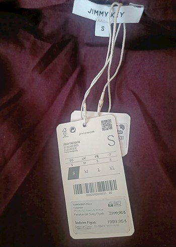 Bordo Uzun Kollu Mini Ofis Elbisesi - Görsel 3