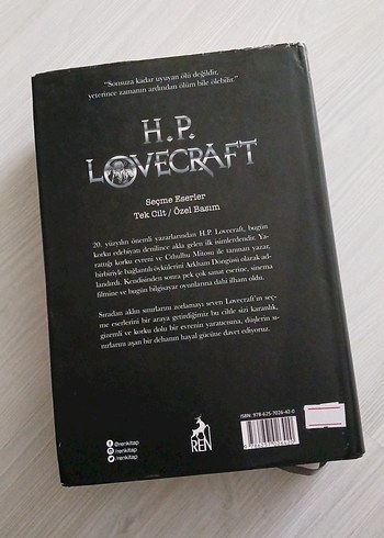 H.P. Lovecraft Seçme Eserler Tek Cilt