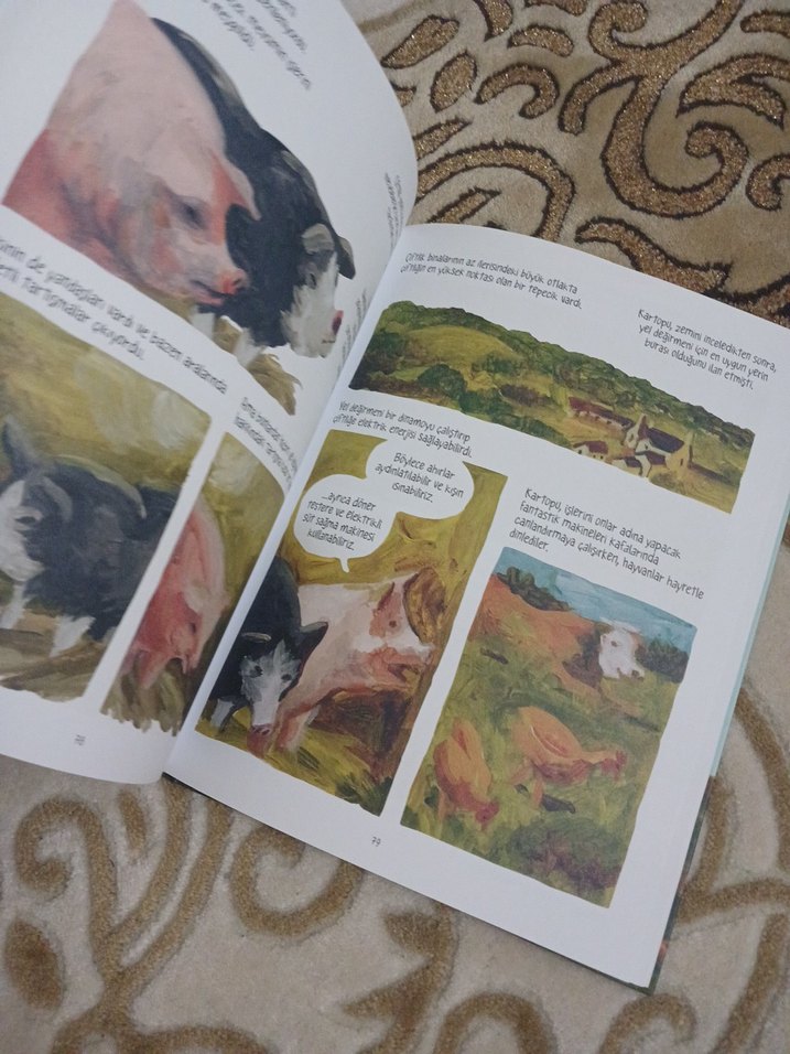 George Orwell Hayvan Çiftliği Çizgi Roman - Görsel 3