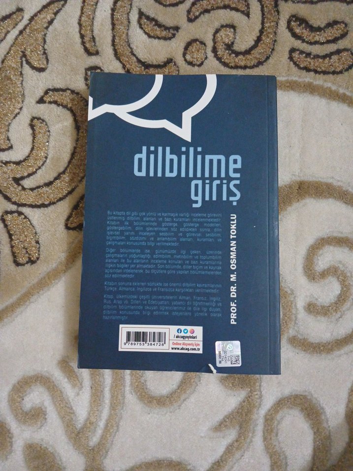 Dilbilime Giriş - Prof. Dr. M. Osman Toklu - Görsel 4