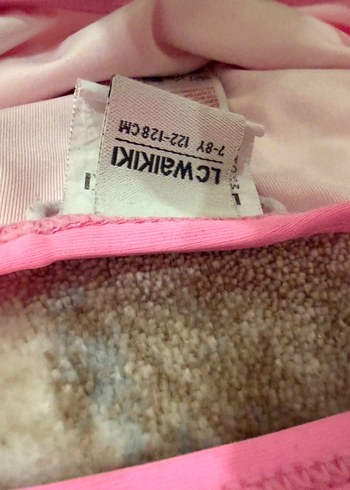 Kız Çocuk Pembe Desenli Bikini - Görsel 2