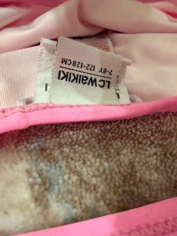 Kız Çocuk Pembe Desenli Bikini - Görsel 2