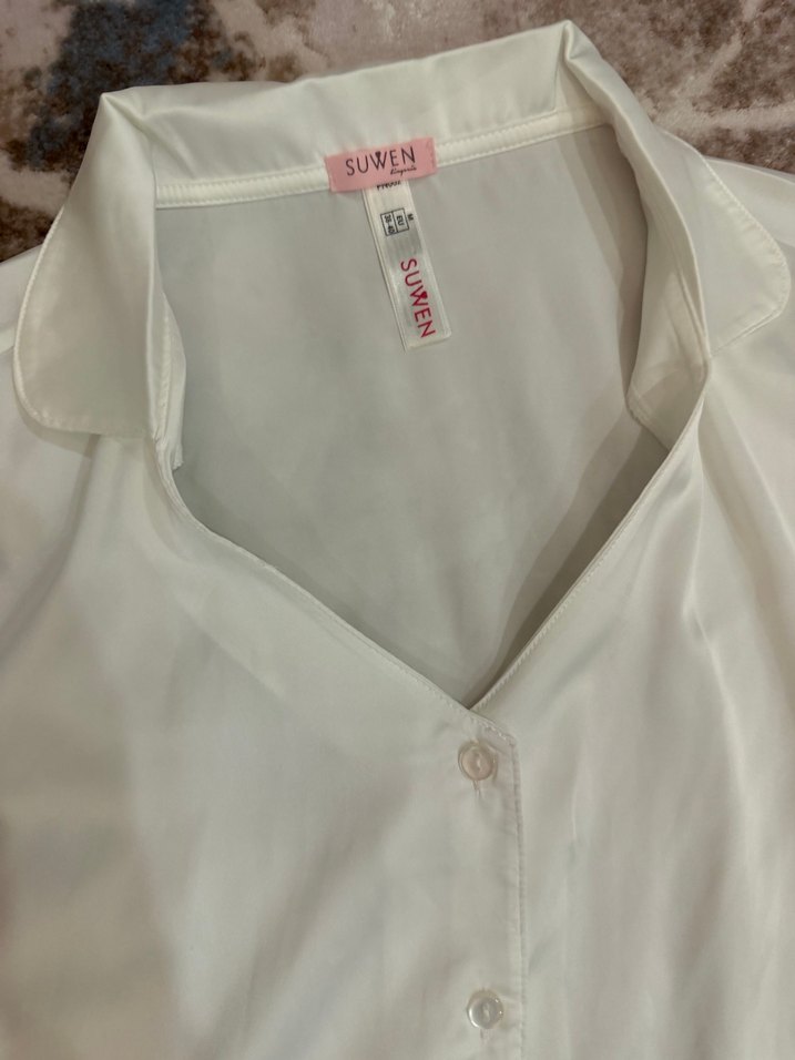 Dantel Detaylı Beyaz Midi Kadın Pantolon - Görsel 4