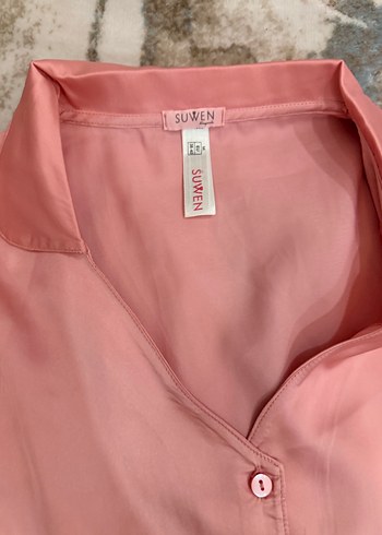 Pembe Dantel Detaylı Kadın Pijama Takımı - Görsel 6