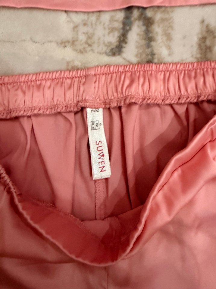 Pembe Dantel Detaylı Kadın Pijama Takımı - Görsel 3