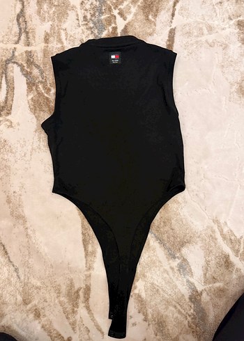 Tommy Jeans Siyah Yüksek Yakalı Body - Görsel 4