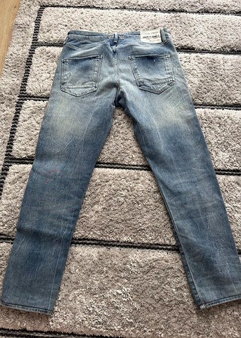 Diğer Mavi Yikamali Slim Fit Jean