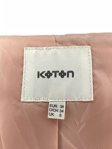 36 Beden pembe Renk Koton Trenchcoat %70 İndirimli.