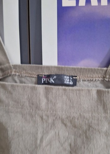 Bej Renkli askılı Elbise - Görsel 3