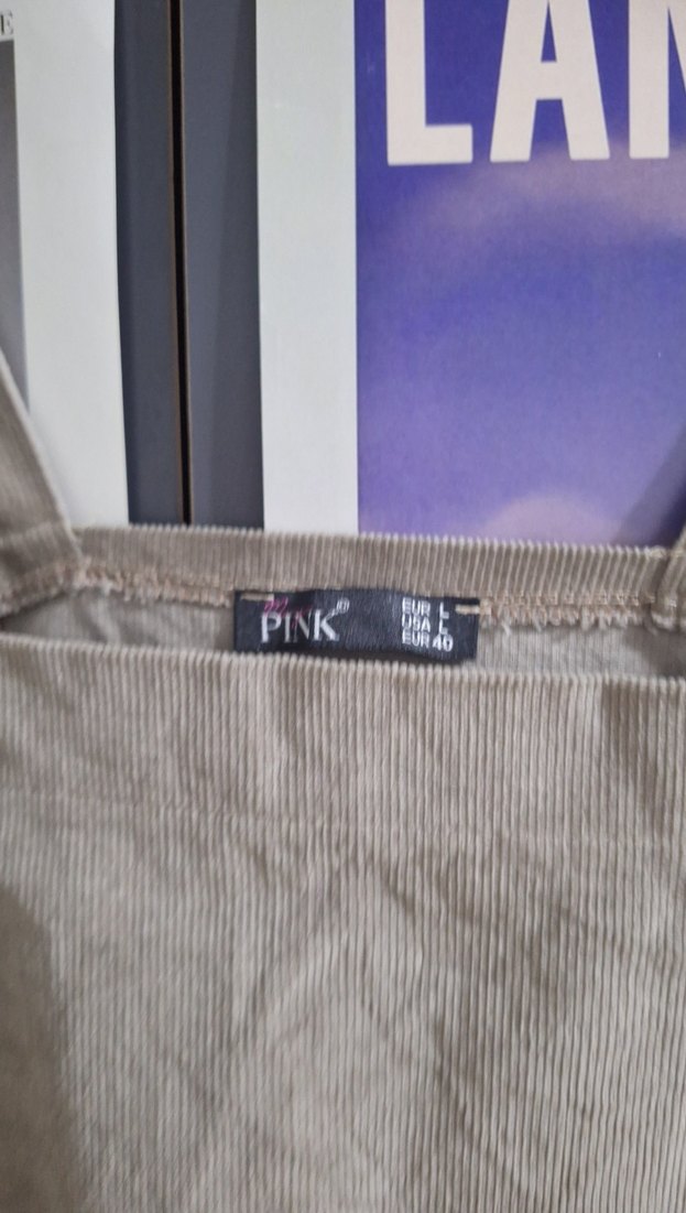 Bej Renkli askılı Elbise - Görsel 3