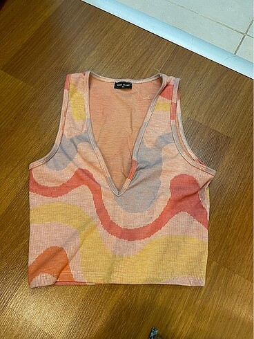 Renkli Crop Top