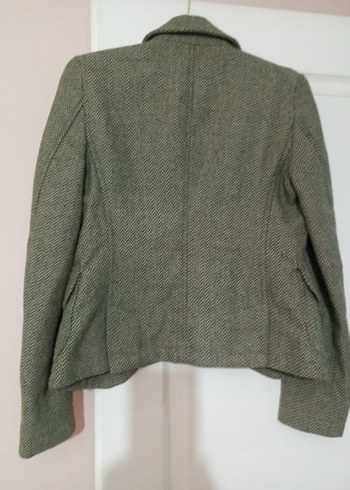 m Beden haki Renk zara haki yeşili vintage ceket