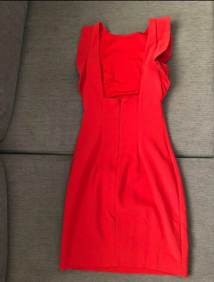 Zara Kırmızı Mini Elbise - Görsel 2