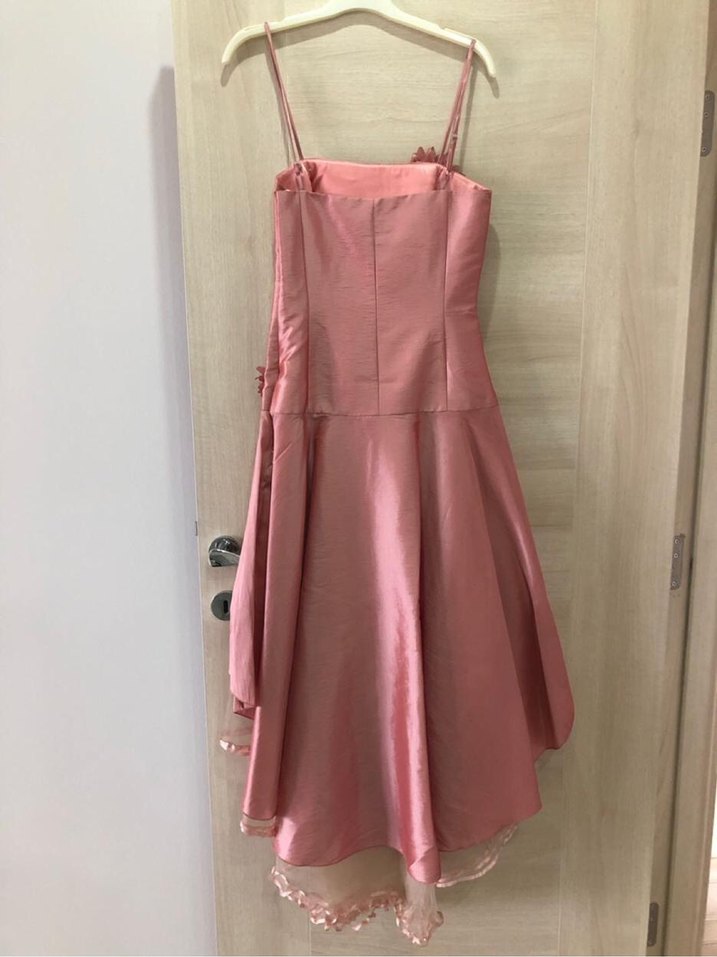 Pembe abiye elbise - Görsel 3