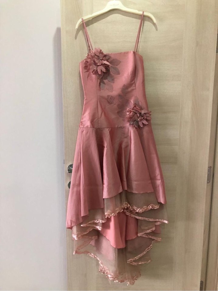 Pembe abiye elbise - Görsel 2