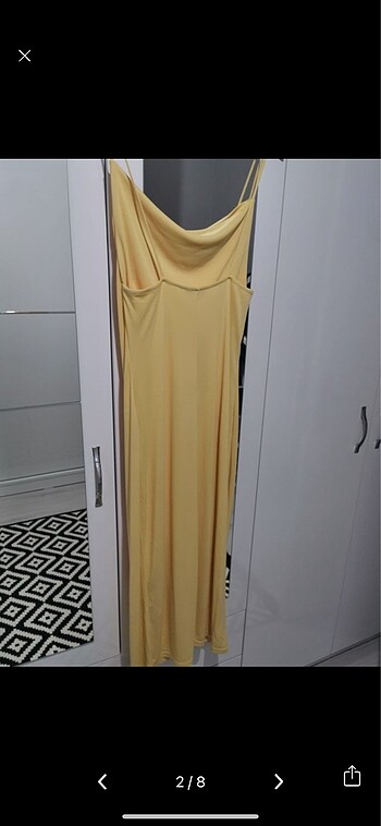 Zara ZARA SARI ELBİSE