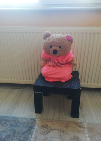 Pembe Elbise Giyen Peluş Ayıcık