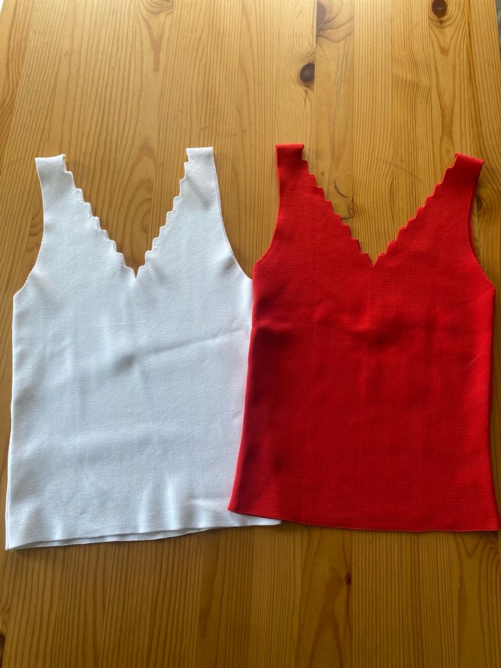 V Yaka Kolsuz İnce Triko Kadın Atlet - Görsel 2